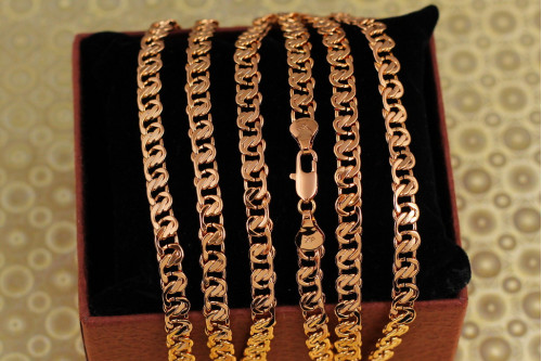Ланцюг Xuping Jewelry муза 60 см 5 мм золототистий