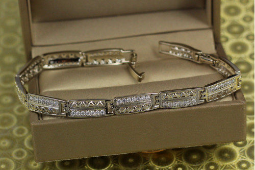 Браслет Xuping Jewelry Варшава 17 см 6 мм сріблястий