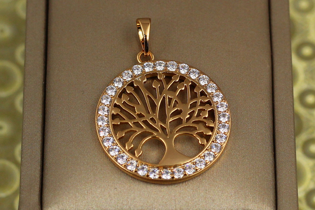 Кулон Xuping Jewelry дерево життя 2.5 см золотистий