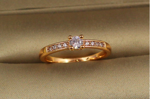 Кільце Xuping Jewelry трепет 18 р золотисте