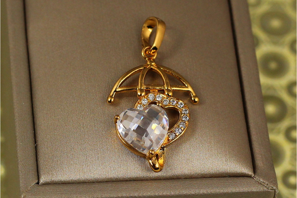 Кулон Xuping Jewelry Погода в доме 2,5 см золотистый