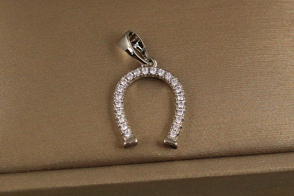 Кулон Xuping Jewelry подкова 1,5 см серебристый