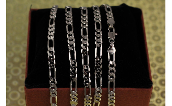 Ланцюг Xuping Jewelry фігаро 60 см 5 мм сріблястий