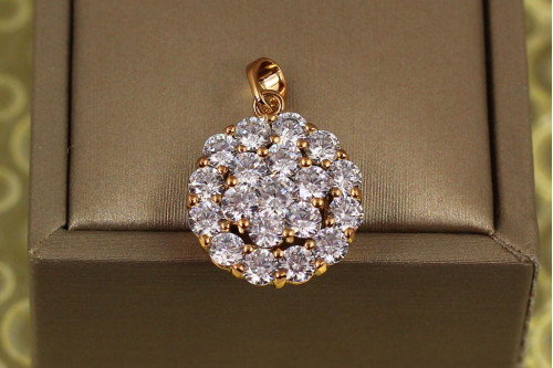 Кулон Xuping Jewelry Ежевика 1,6 см золотистый
