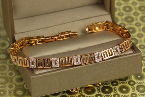 Браслет Xuping Jewelry Сіртаки 19 см 6 мм золотистий