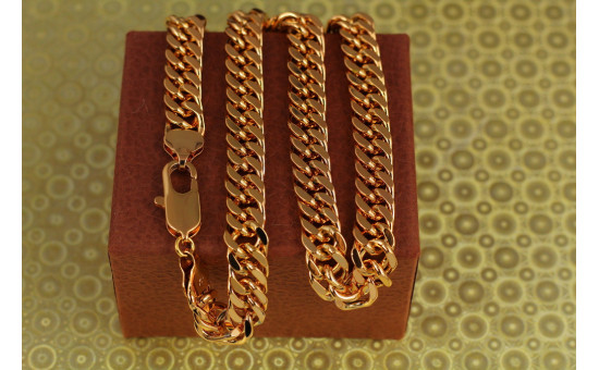 Ланцюг Xuping Jewelry кобра 55 см 10 мм золототистий