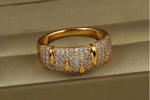 Кільце Xuping Jewelry Сталактит р 18 золотисте