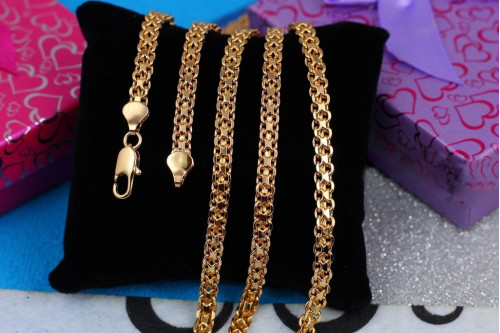 Ланцюг Xuping Jewelry бісмарк 55 см 5 мм золотистий