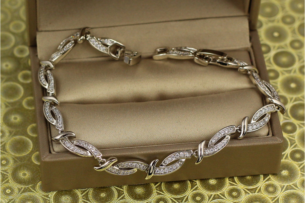 Браслет Xuping Jewelry Скіфія 21 см 5 мм сріблястий