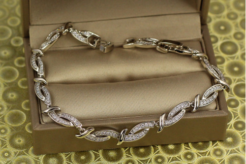 Браслет Xuping Jewelry Скіфія 21 см 5 мм сріблястий