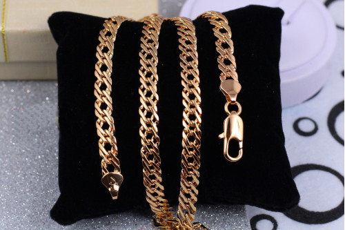Ланцюг Xuping Jewelry ромб 60 см 6 мм золотистий