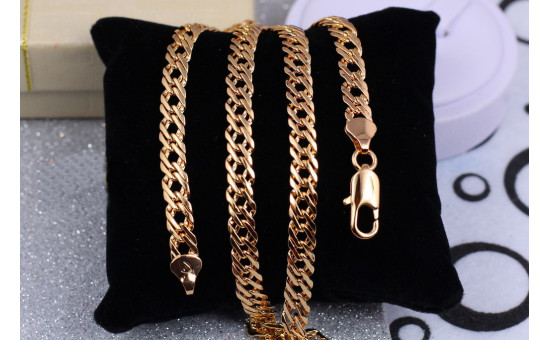 Ланцюг Xuping Jewelry ромб 60 см 6 мм золотистий