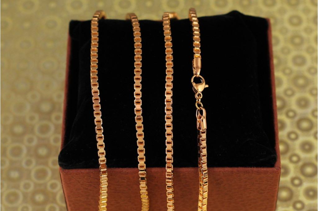 Ланцюг Xuping Jewelry венеціанка 45 см 3 мм золотистий
