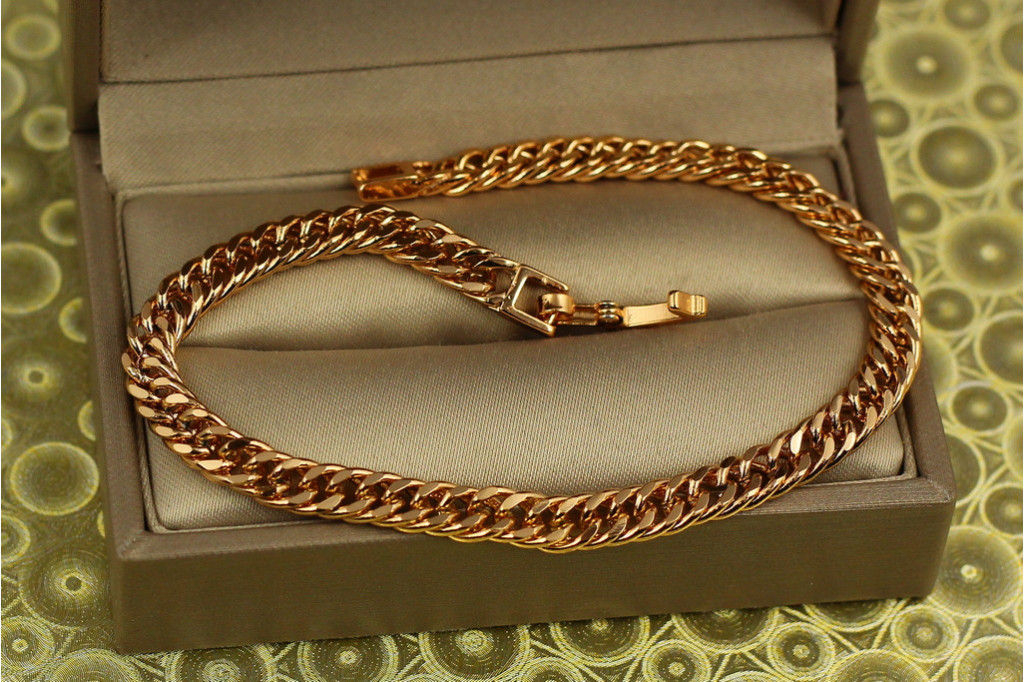 Браслет Xuping Jewelry кобра 18 см 5 мм золотистый