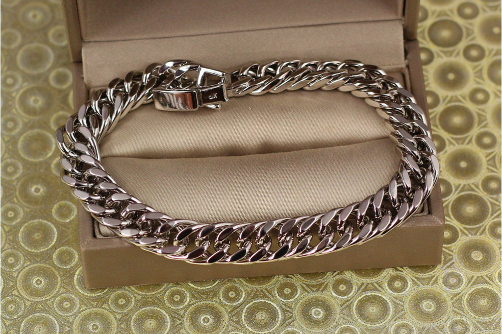 Браслет Xuping Jewelry кобра 20 см 9 мм сріблястий