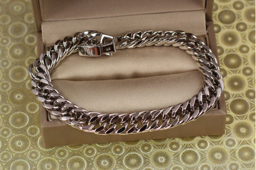 Браслет Xuping Jewelry кобра 20 см 9 мм сріблястий