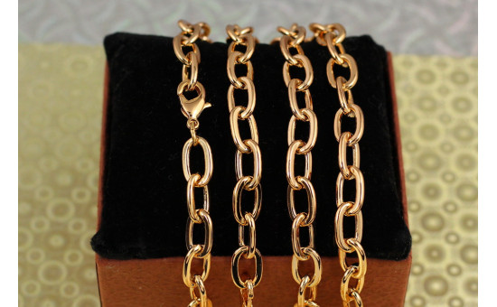 Ланцюг Xuping Jewelry якірний 60 см 9 мм золотистий