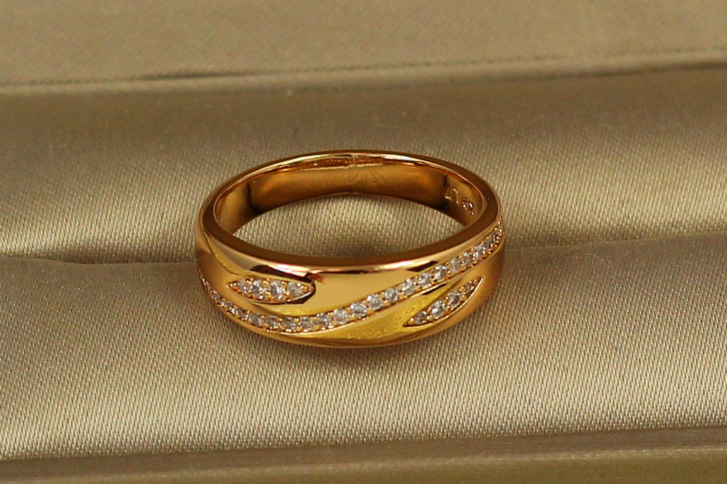 Кільце Xuping Jewelry Тавель р 17 золотисте