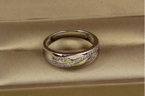 Кільце Xuping Jewelry Тавель р 16 сріблясте