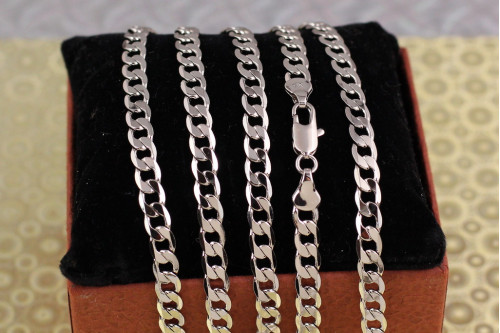 Ланцюг Xuping Jewelry панцирний 60 см 6 мм сріблястий