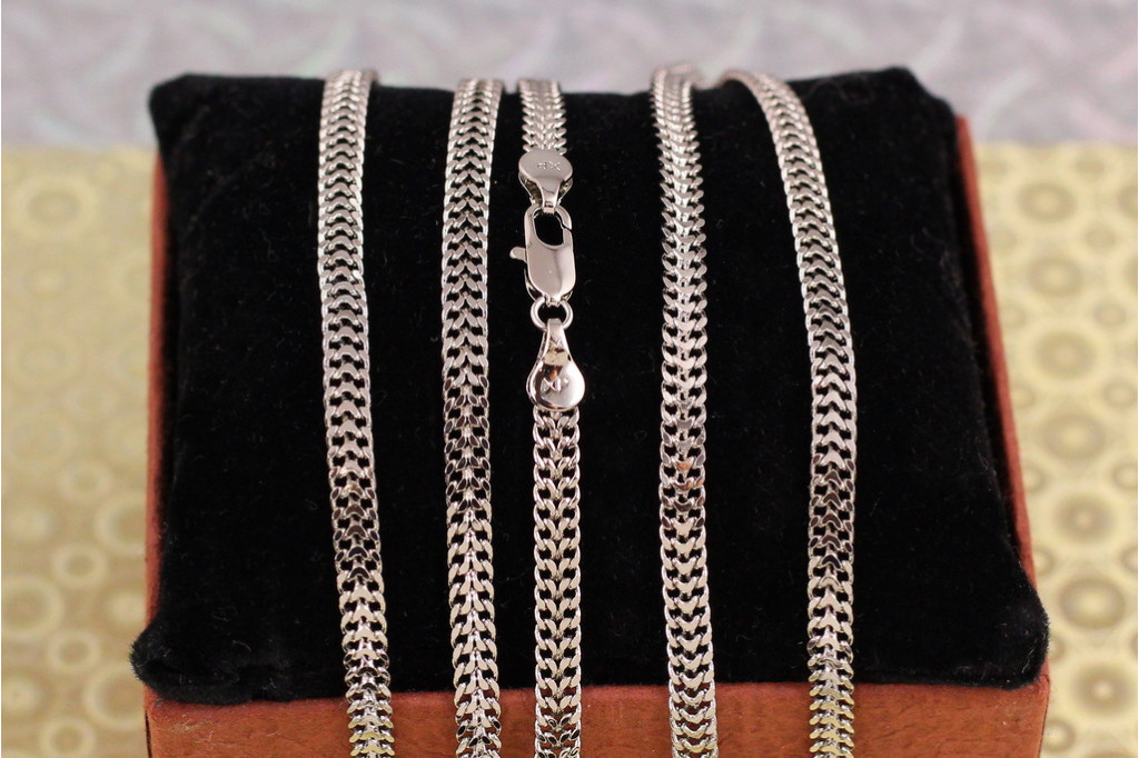 Ланцюг Xuping Jewelry пітон 50 см 4,5 мм сріблястий