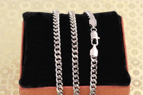 Ланцюг Xuping Jewelry панцирна гурмета 45 см 5 мм срібляста