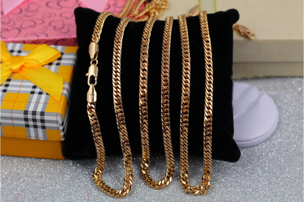 Ланцюг Xuping Jewelry кобра 45 см 3 мм золотистий
