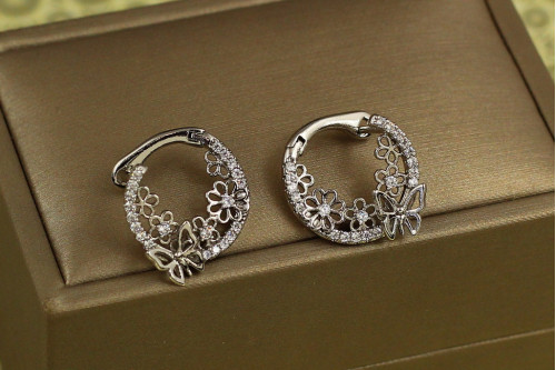 Сережки Xuping Jewelry відпустка 1,6 см сріблясті