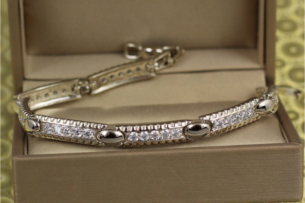 Браслет Xuping Jewelry арія 21 см 6 мм сріблястий