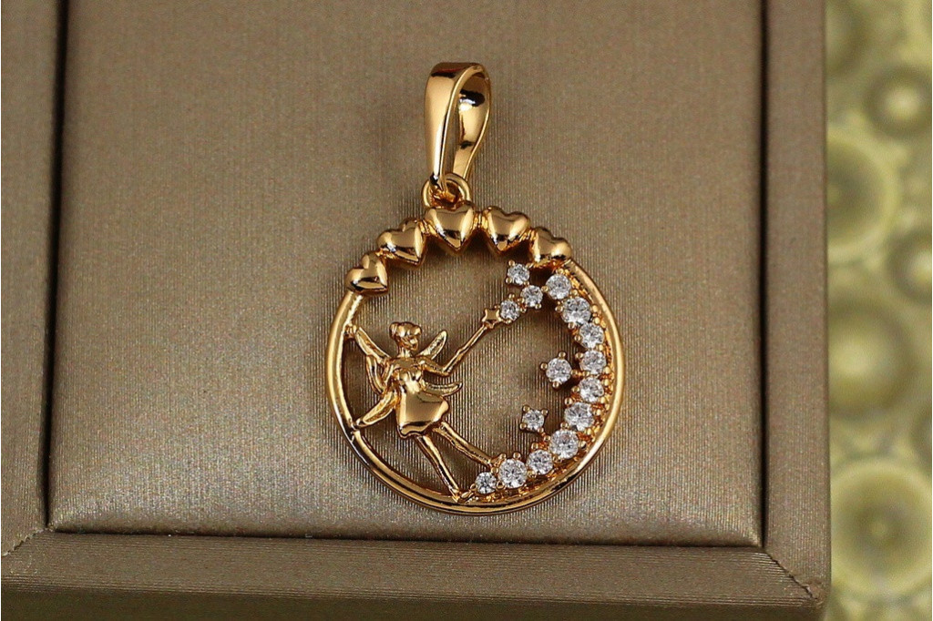 Кулон Xuping Jewelry взмах палочки 1.8 см золотистый