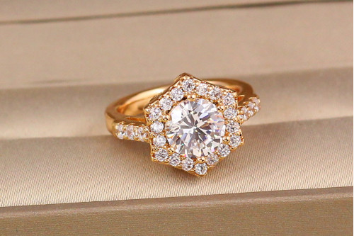 Кільце Xuping Jewelry Болтик р 16 золотисте