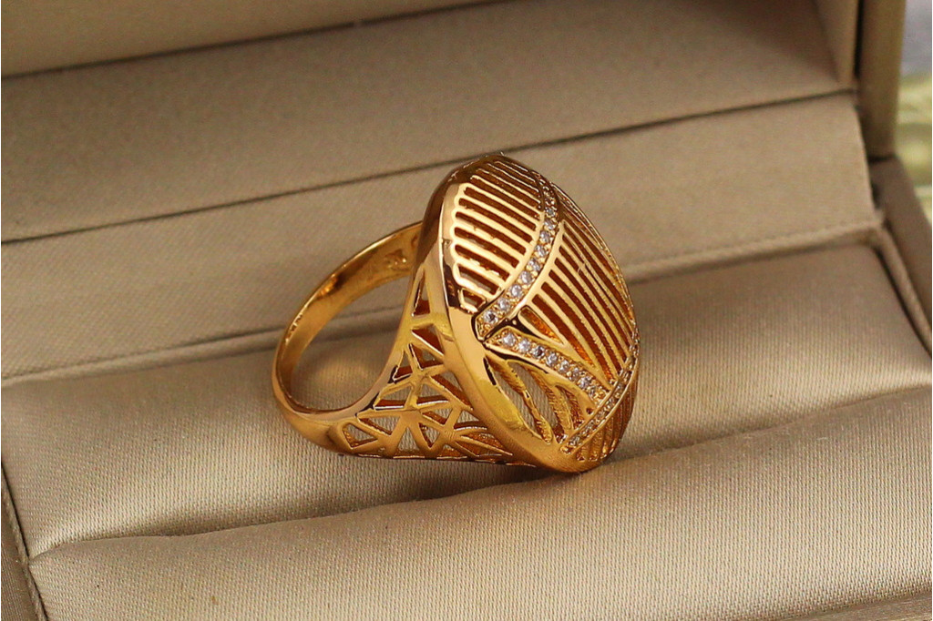 Кільце Xuping Jewelry Міямото р 17 золотисте