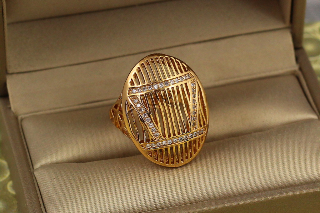 Кільце Xuping Jewelry Міямото р 17 золотисте
