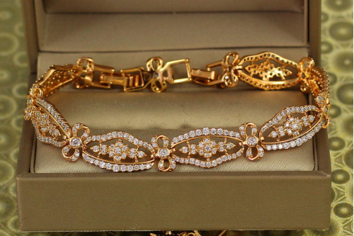 Браслет Xuping Jewelry забуття 21 см золотистий