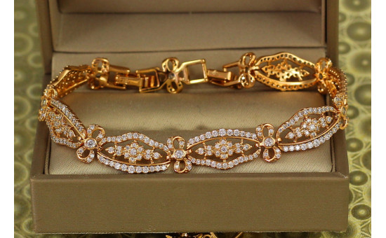 Браслет Xuping Jewelry забуття 21 см золотистий