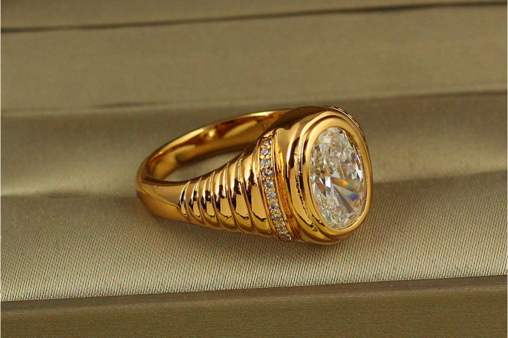 Кольцо Xuping Jewelry Византия р 21 золотистое