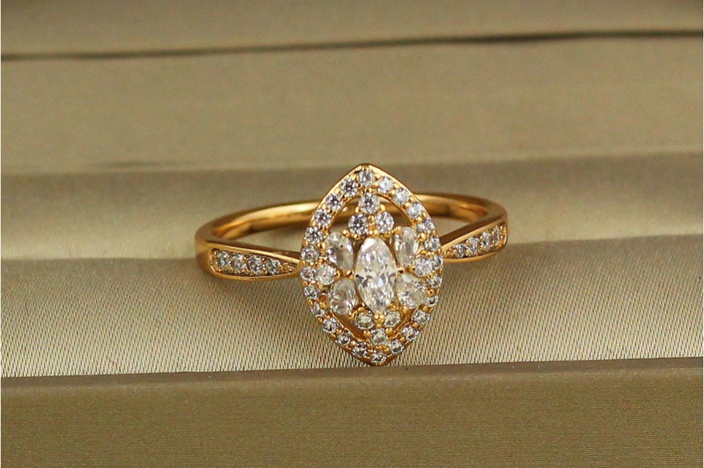 Кольцо Xuping Jewelry Доспех р 20  золотистое