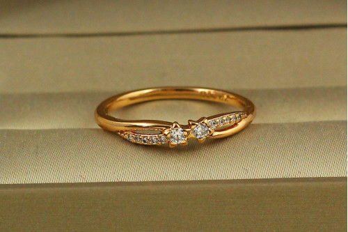 Кільце Xuping Jewelry мавка р 18 золотисте