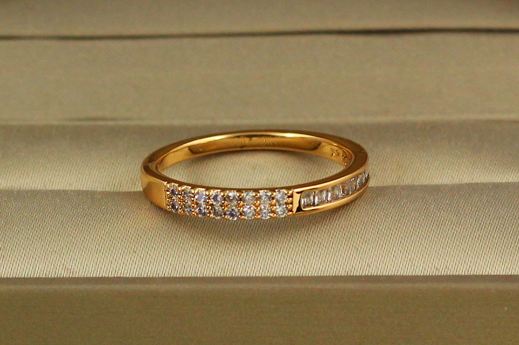 Кольцо Xuping Jewelry Эффект р 20  золотистое