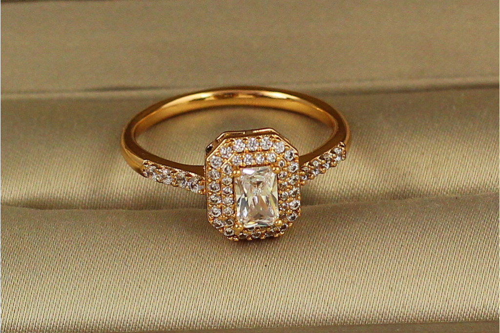 Кільце Xuping Jewelry ехо р 20 золотисте