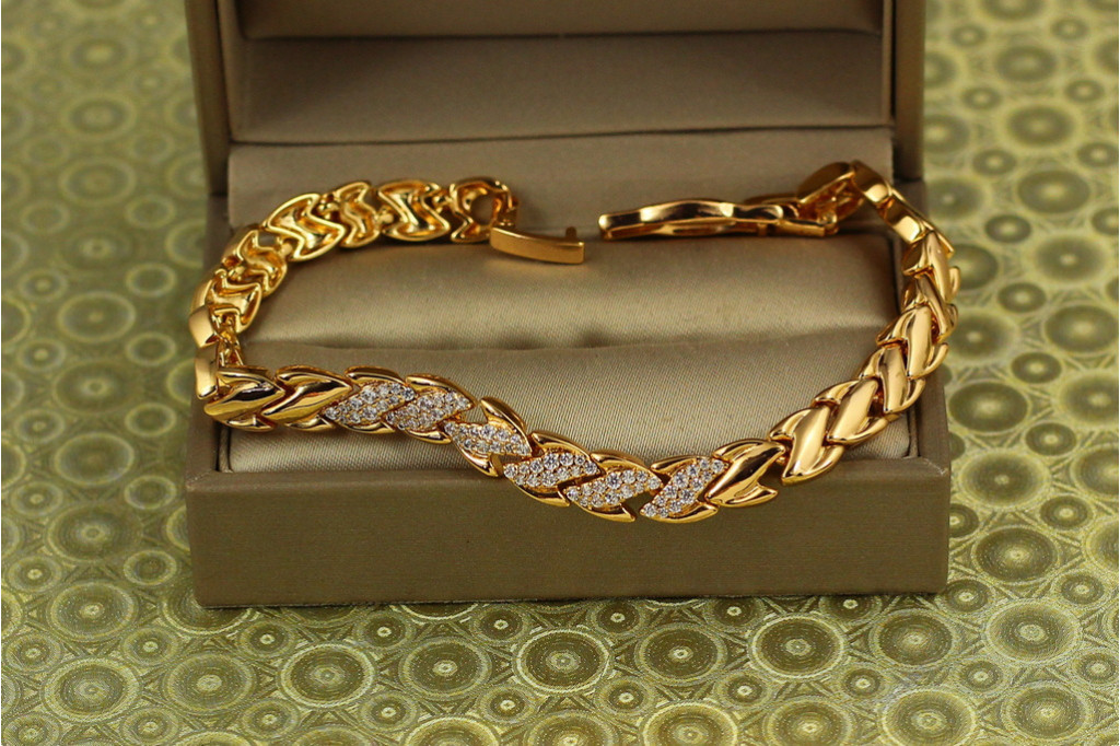 Браслет Xuping Jewelry колос 21 см золотистий