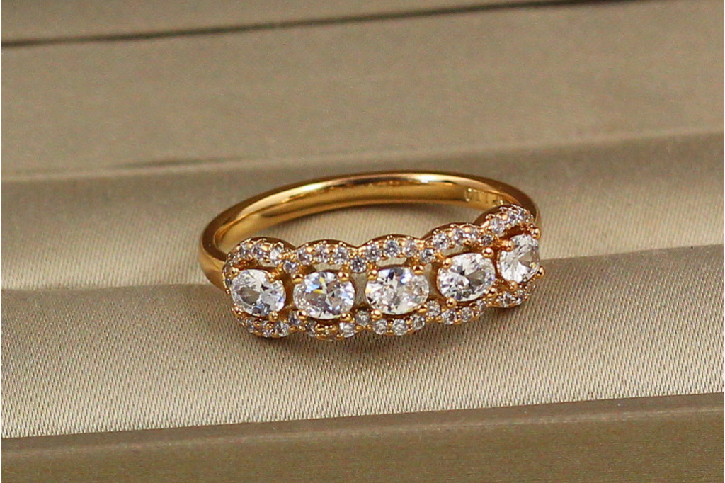 Кільце Xuping Jewelry прибій р 19 золотисте