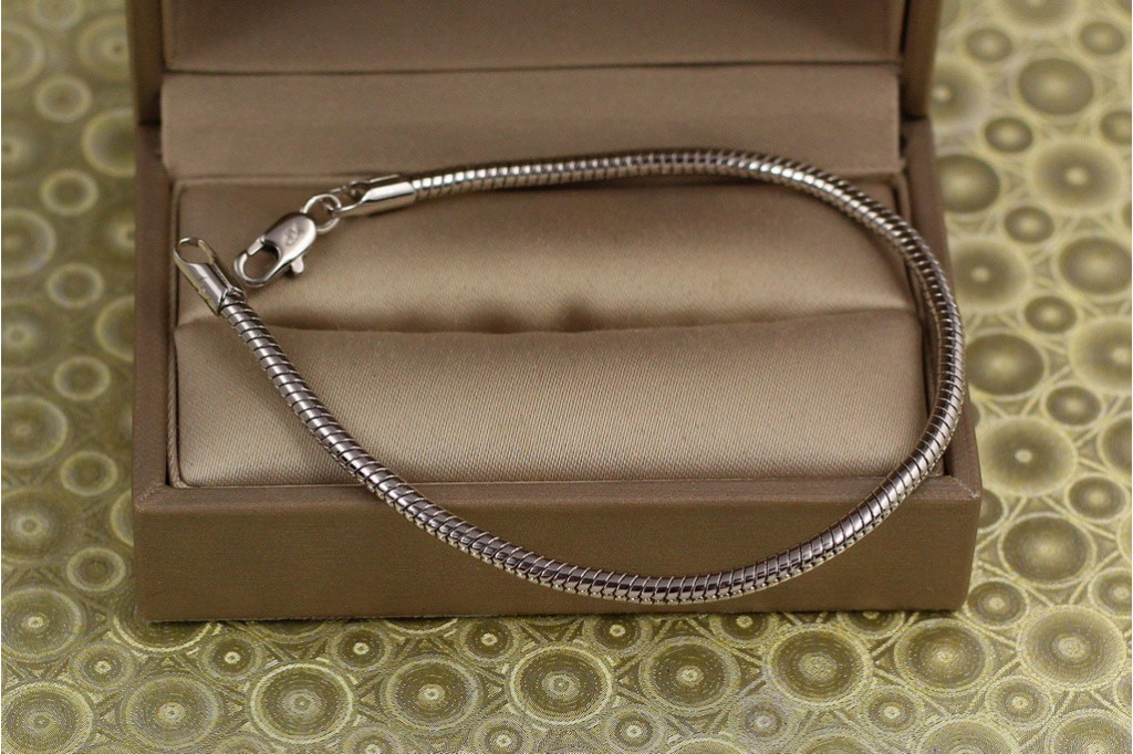 Браслет Xuping Jewelry пандора 18,5 см 2,5 мм серебристый