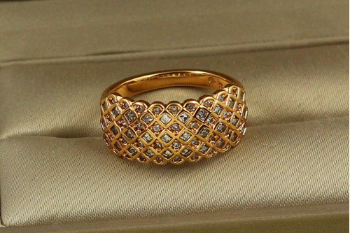 Кільце Xuping Jewelry Проповідь р 19 золотисте
