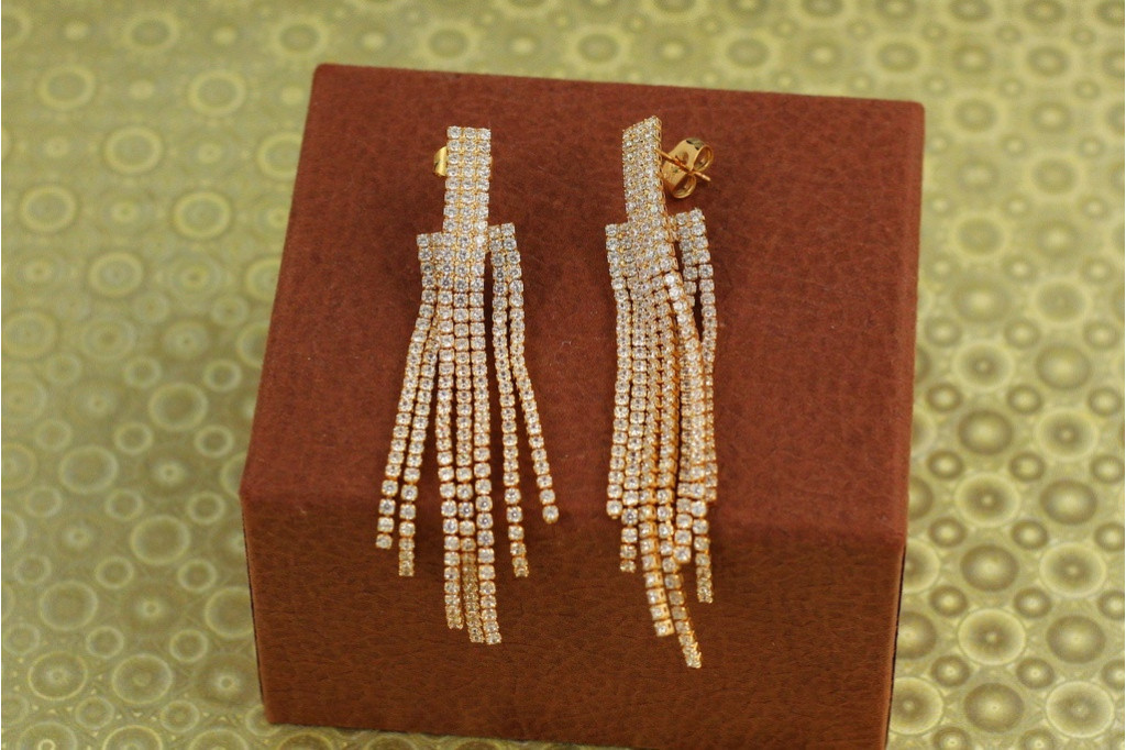 Сережки Xuping Jewelry підвіски Вистава 8 см золотисті