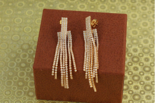 Сережки Xuping Jewelry підвіски Вистава 8 см золотисті