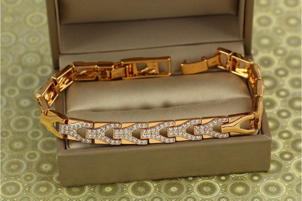 Браслет Xuping Jewelry Ординат 19 см золотистий