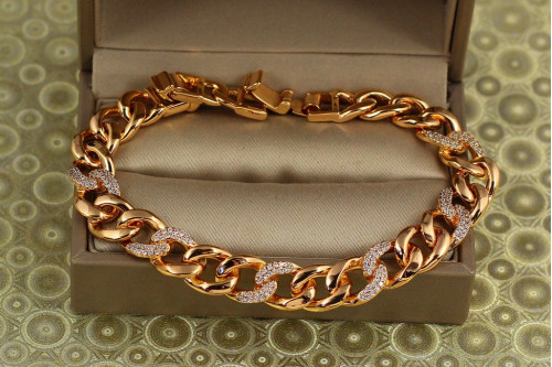 Браслет Xuping Jewelry Братерство 20 см золотистий