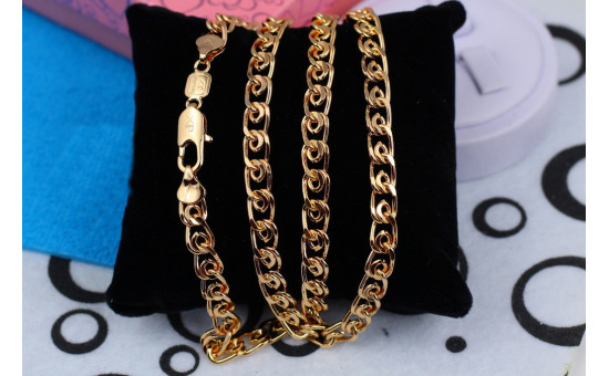 Ланцюг Xuping Jewelry лав 60 см 7 мм золотистий