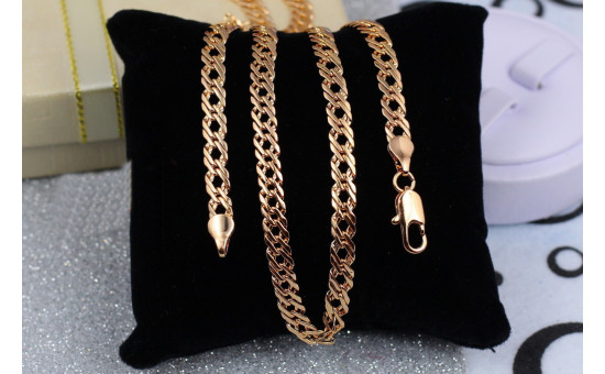 Ланцюг Xuping Jewelry ромб 60 см 5 мм золотистий
